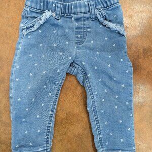 Cat and Jack heart jegging